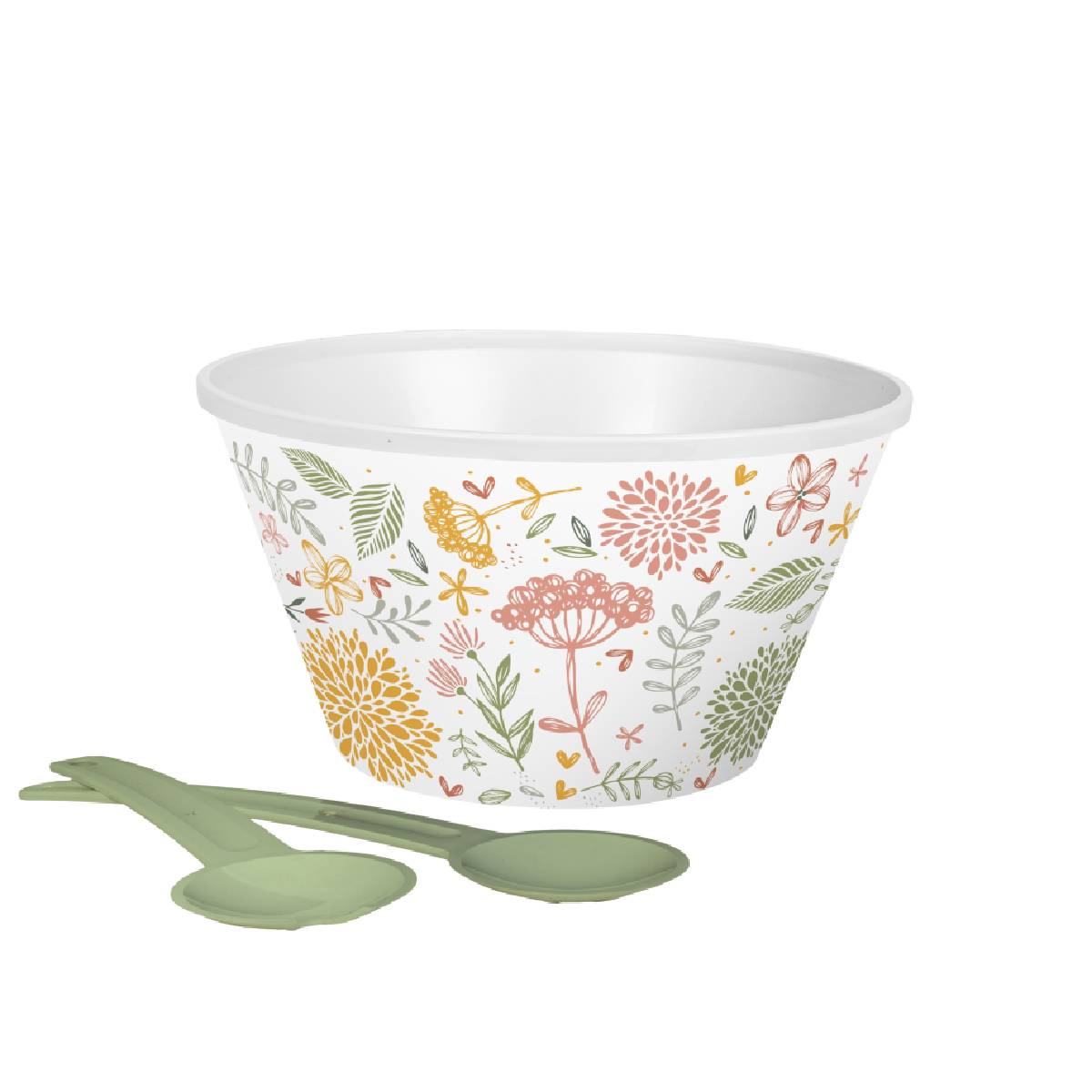 Cuenco Grande Decorado 4.6 Lt Con Cuchara Herevin image number null