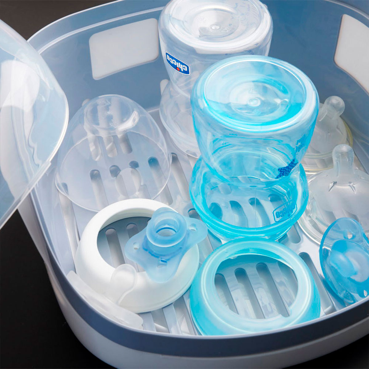 Esterilizador De Biberones Para Hornos Micoondas Chicco image number null