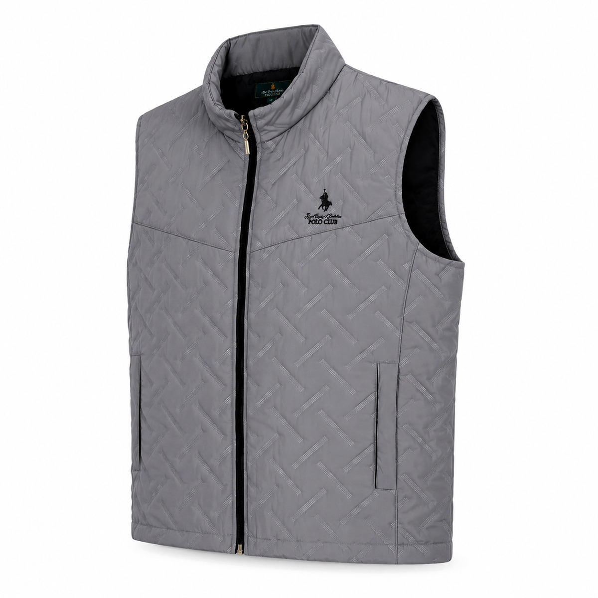 Chaleco Capitonado Royal Polo Club Gris Oscuro para Hombre Plus image number null