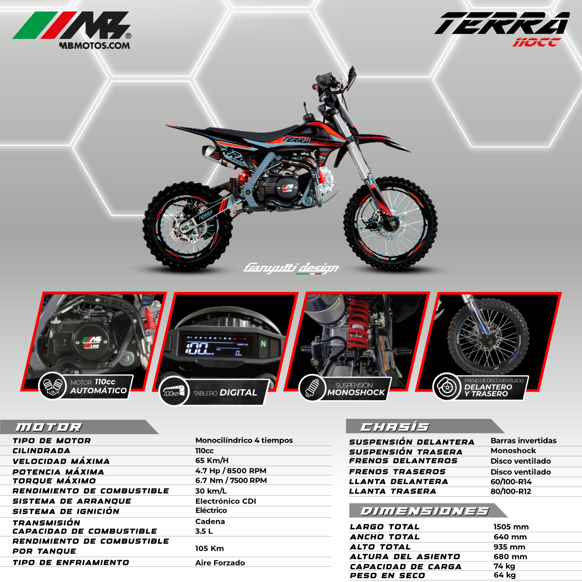 MB TERRA 110 GT LINE image number null