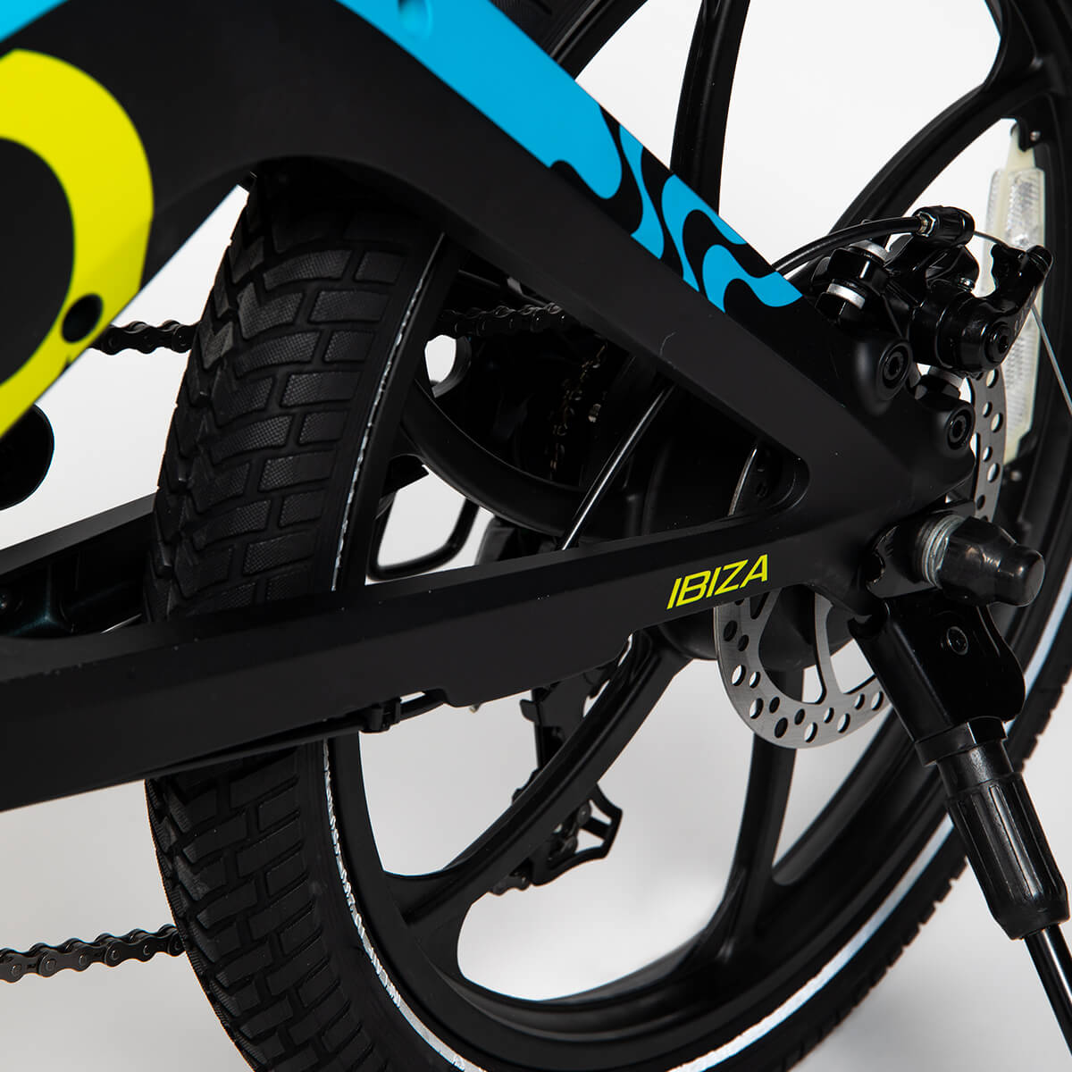 Bicicleta El&eacute;ctrica Praia Ibiza Black Blue 350W image number null