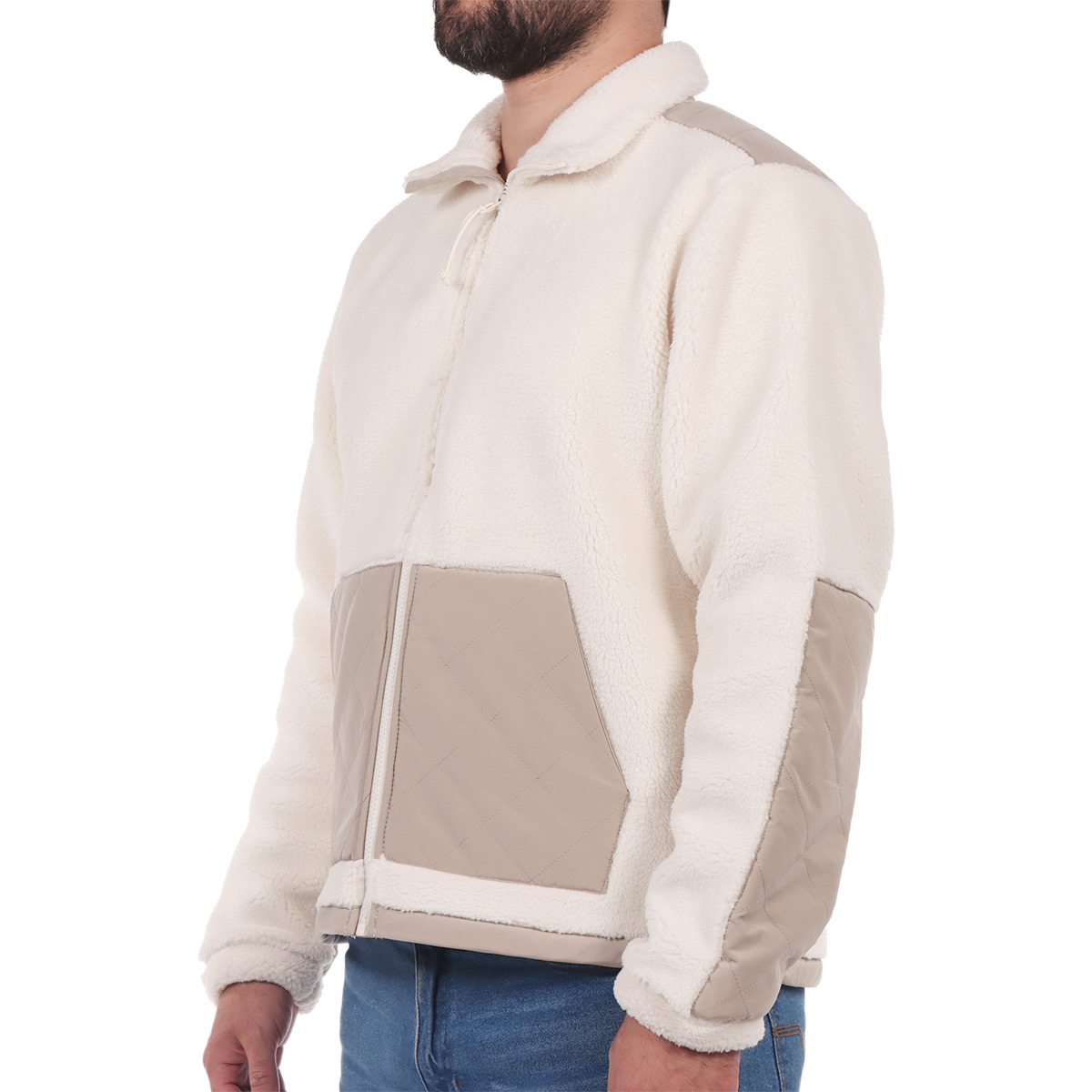 Chamarra Sherpa C&aacute;lida y Estilosa OVS para Hombre image number null