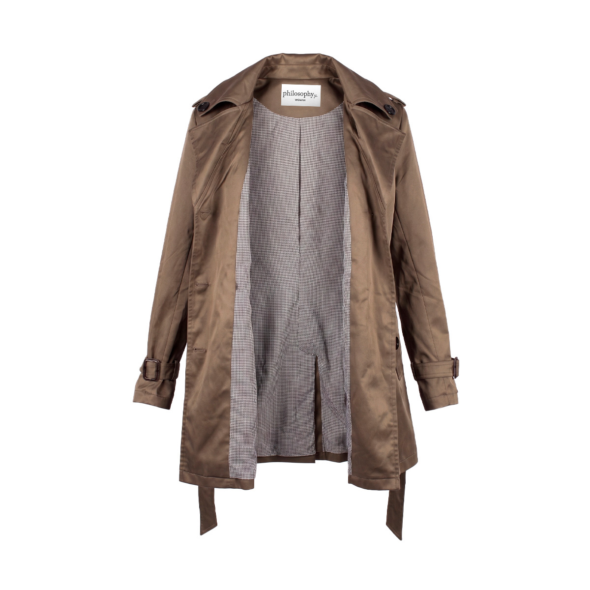 Gabardina Con Cintur&oacute;n Philosophy Woman para mujer casual image number null