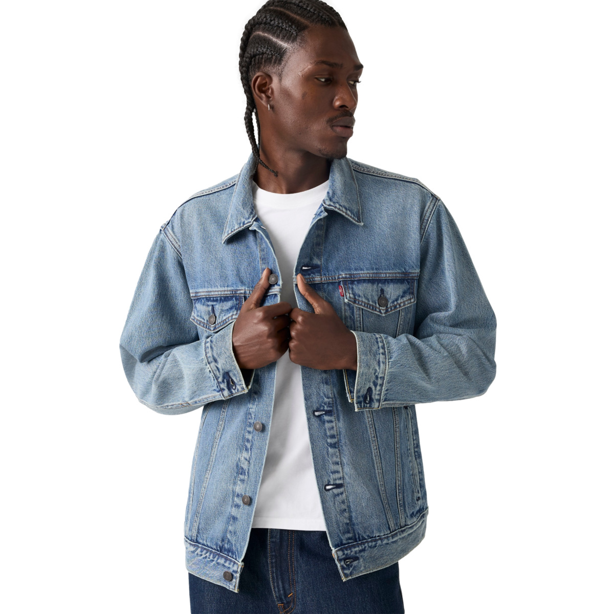 Levi&rsquo;s&reg; Chamarra Trucker de Mezclilla Regular Fit para Hombre image number null