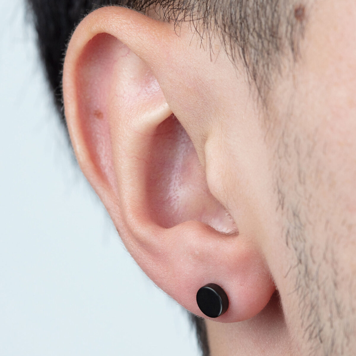 Pendientes Acero Inoxidable Men&rsquo;s Earrings Lotus Style para Hombre image number null