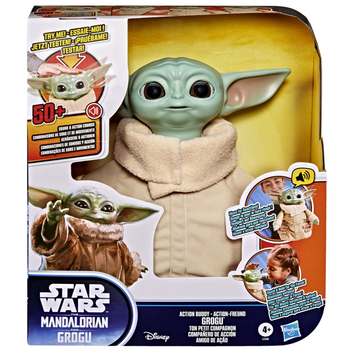 Star Wars Peluche Animatr&oacute;nico Compa&ntilde;ero de Acci&oacute;n Grogu image number null