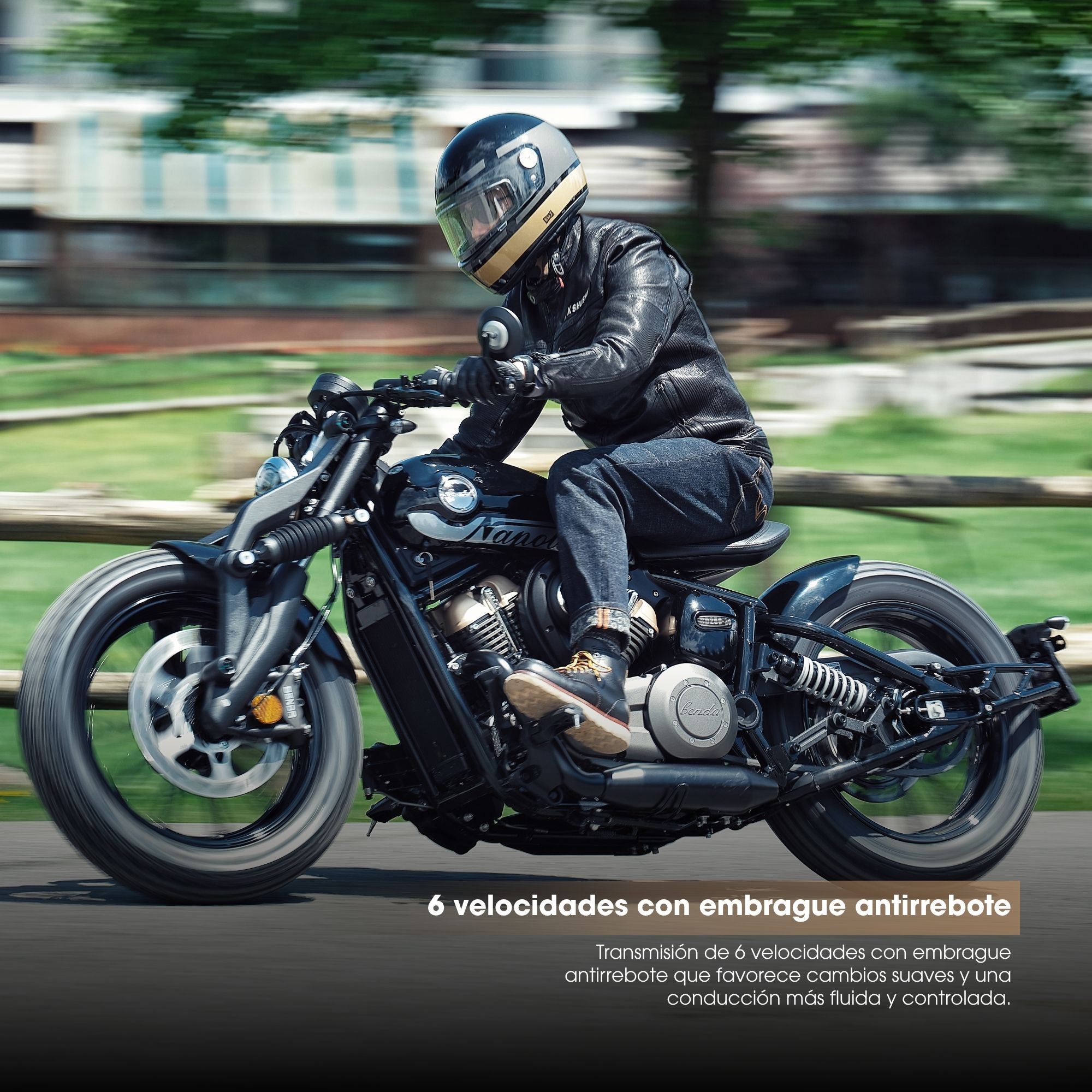 Motocicleta Chopper Benda Napoleonbob 250 Negro 2026 image number null