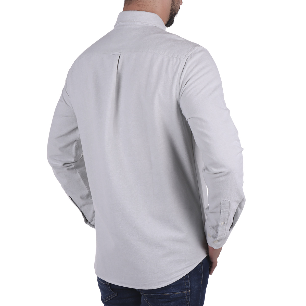 Camisa Oxford Manga Larga Dise&ntilde;o Liso Jeanius para Hombre image number null