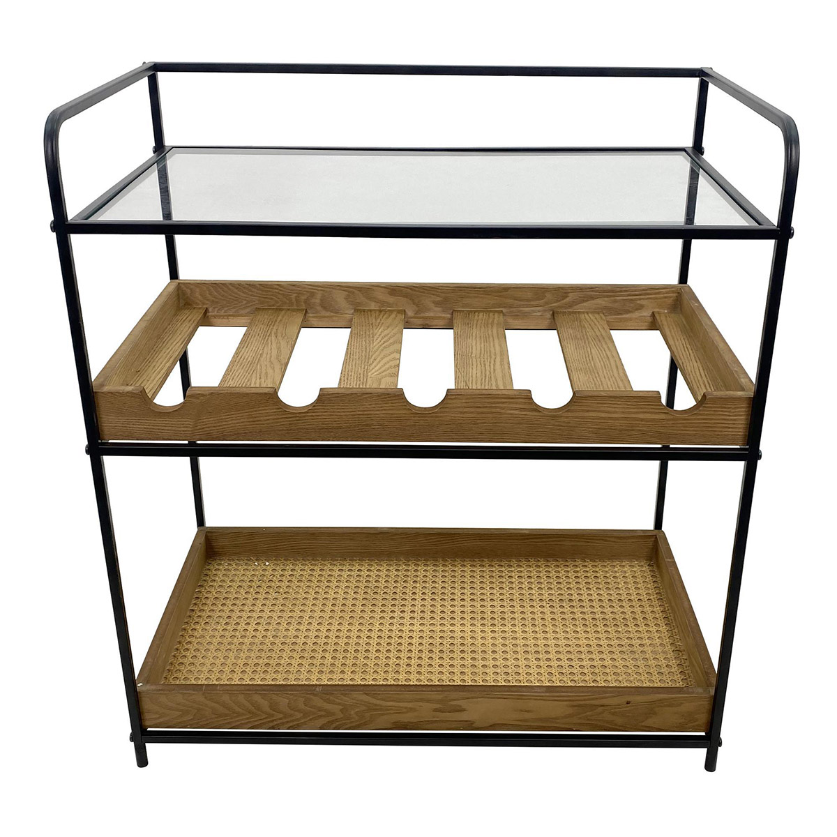 Rack Para Vino Black Cub Base Concepts Life image number null