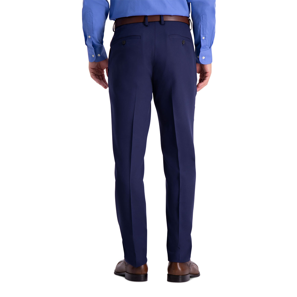 Pantalon Active Series Slim Fit Modelo elo Hy80243A Azul Medio Haggar Para Hombre image number null