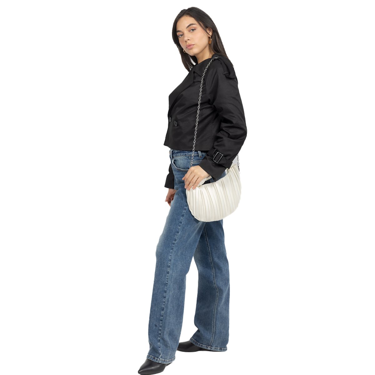 Gabardina Corta Forever 21 para Mujer Junior image number null