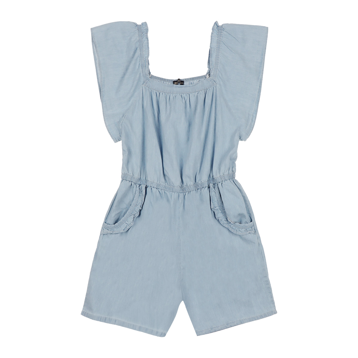 Romper Chambray Estilo Casual Fresco JEANIOUS para Ni&ntilde;a image number null