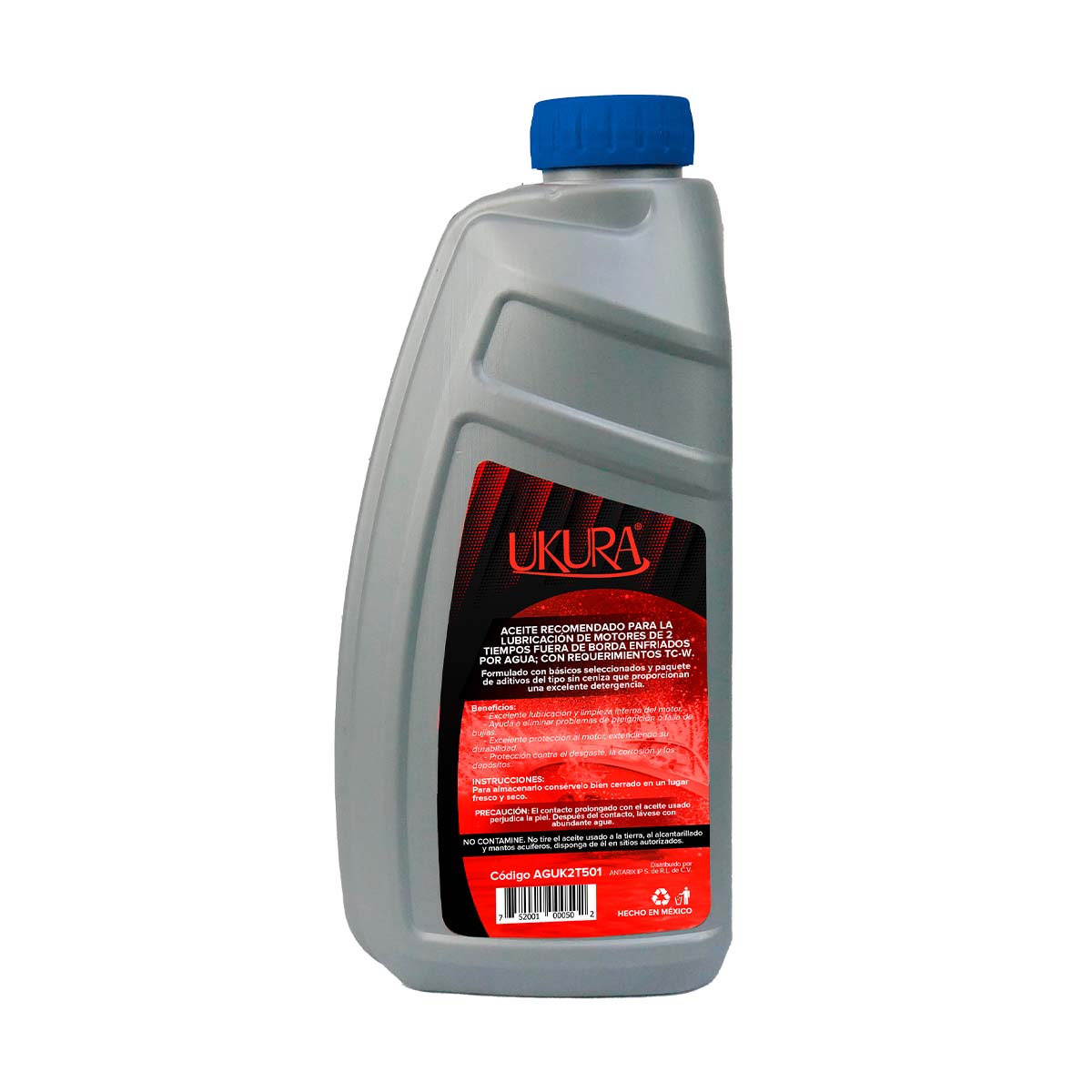 Aceite Ukura Para Motor De 2 Tiempos 1 Lt. 50:1 image number null