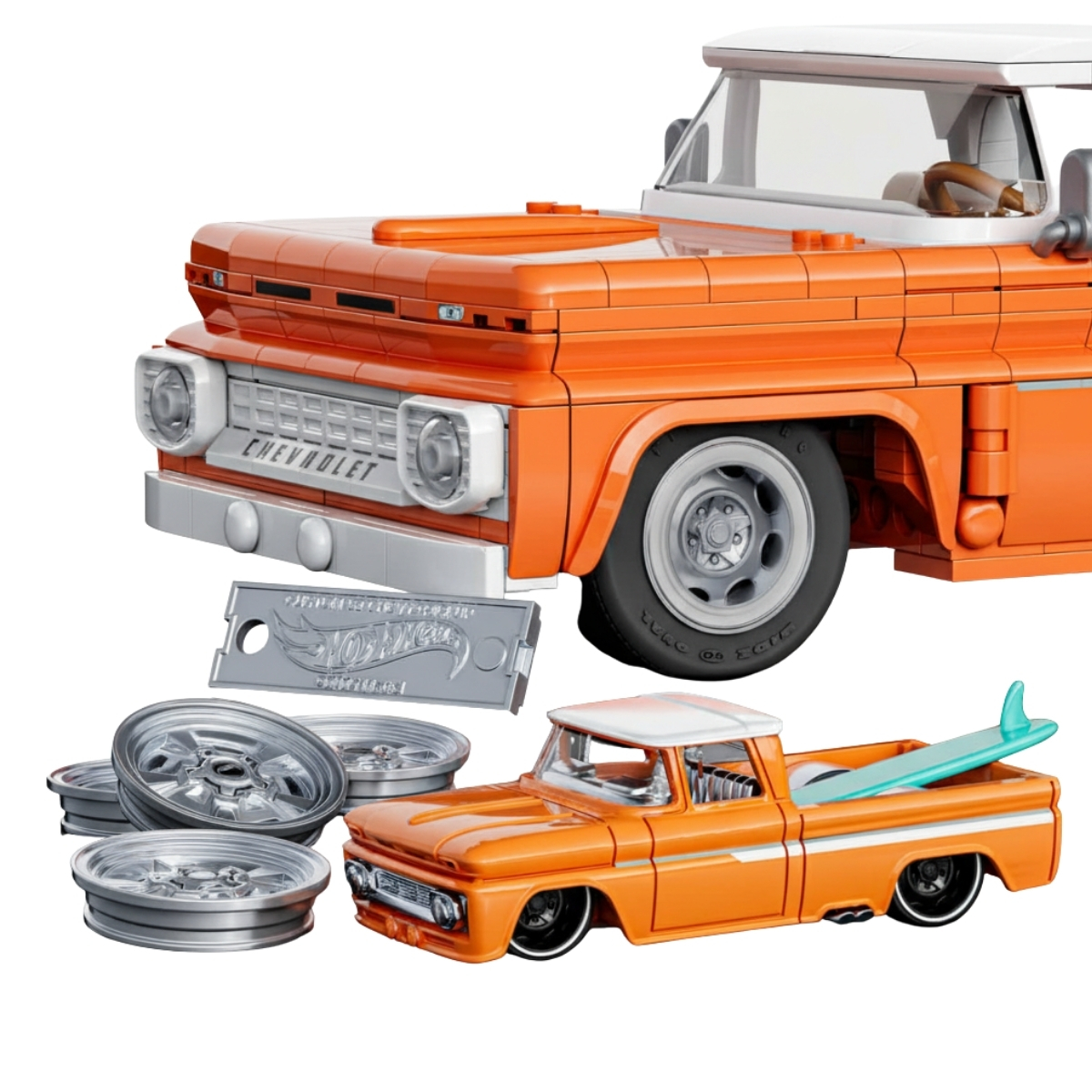Mattel Brick Shop Elite Camioneta Chevy image number null