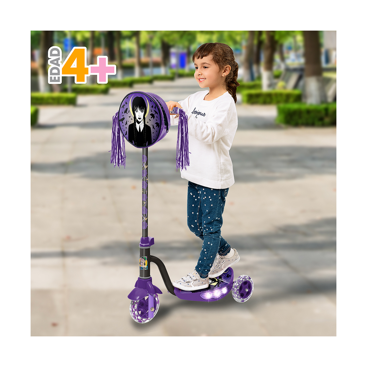 Scooter Con Luces Merlina Flying Wheel image number null