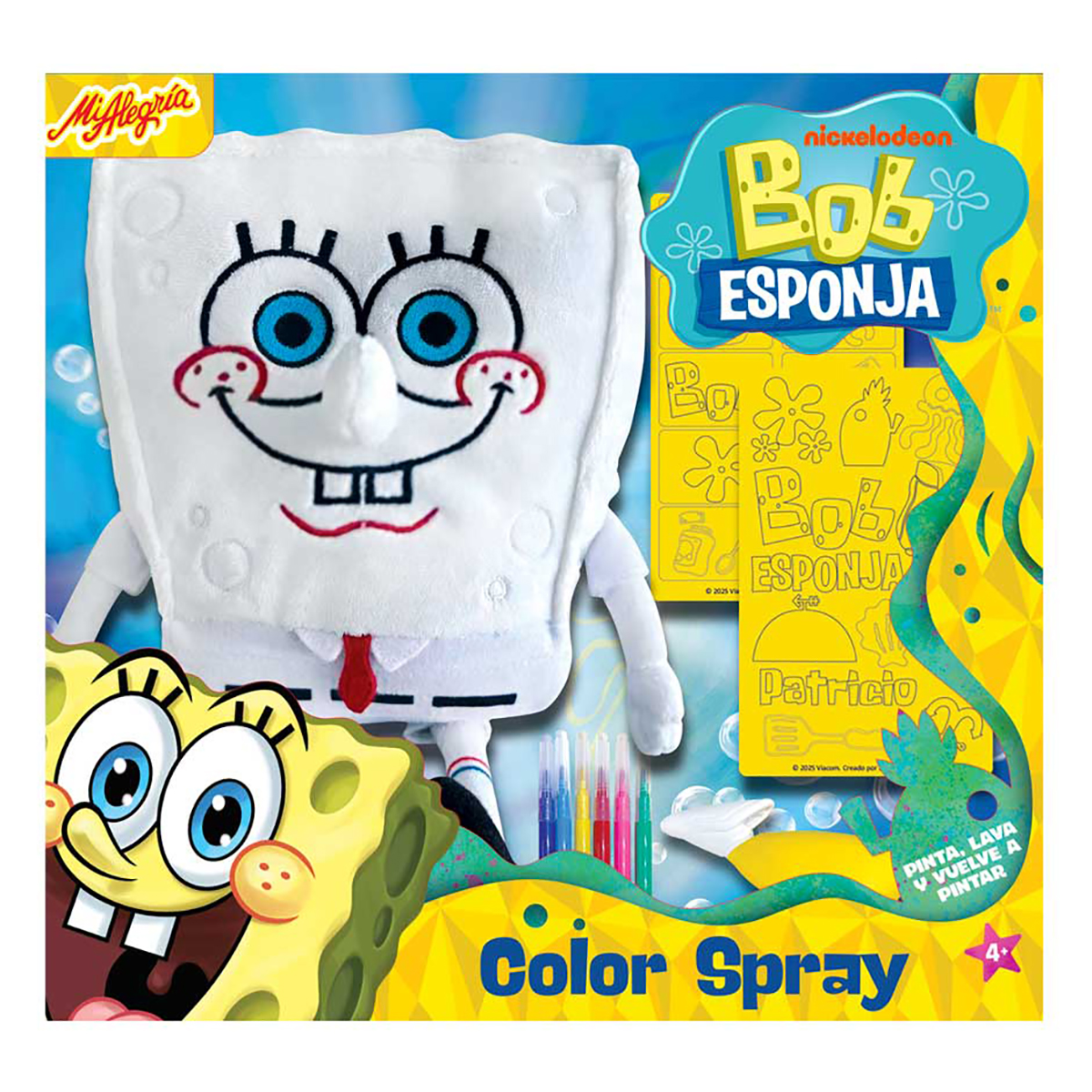 Bob Esponja Color Spray Peluche image number null