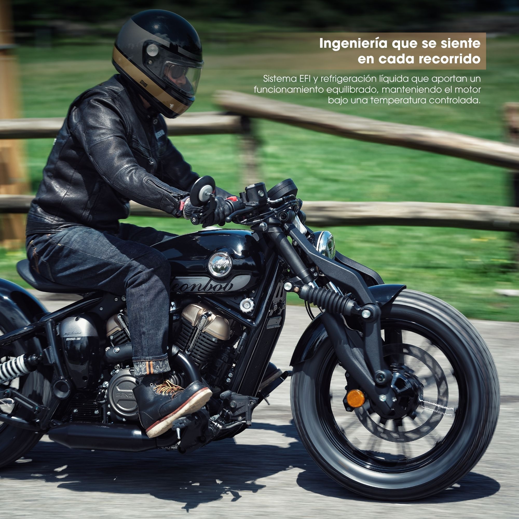 Motocicleta Chopper Benda Napoleonbob 250 Negro 2026 image number null