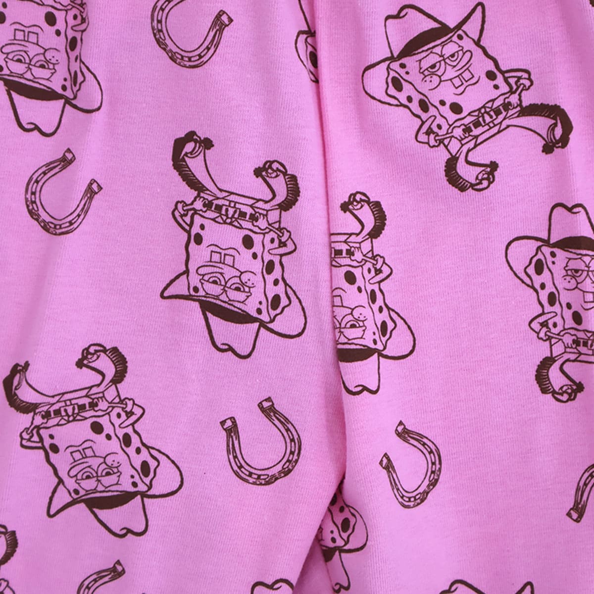 Pijama Manga Corta Bob Esponja para Ni&ntilde;a image number null