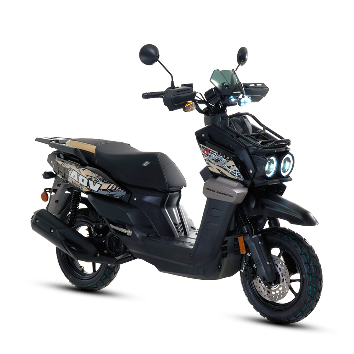 Motoneta Treck Motors Acorazada 150 Dorado/Negro image number null