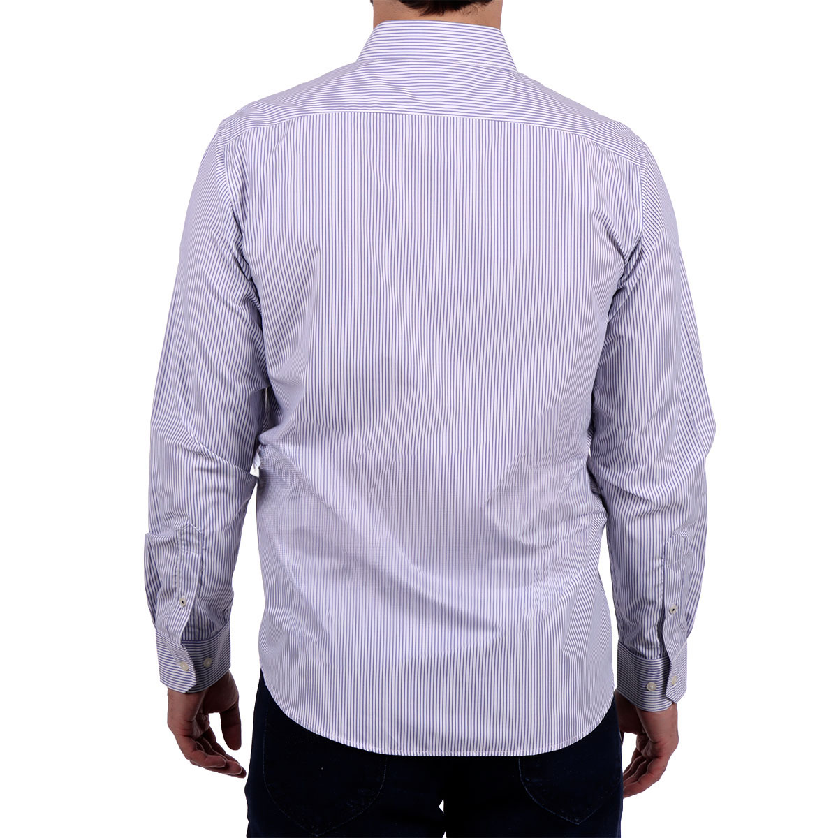 Camisa Manga Larga Slim Fit Rayas Polo Club para Hombre image number null
