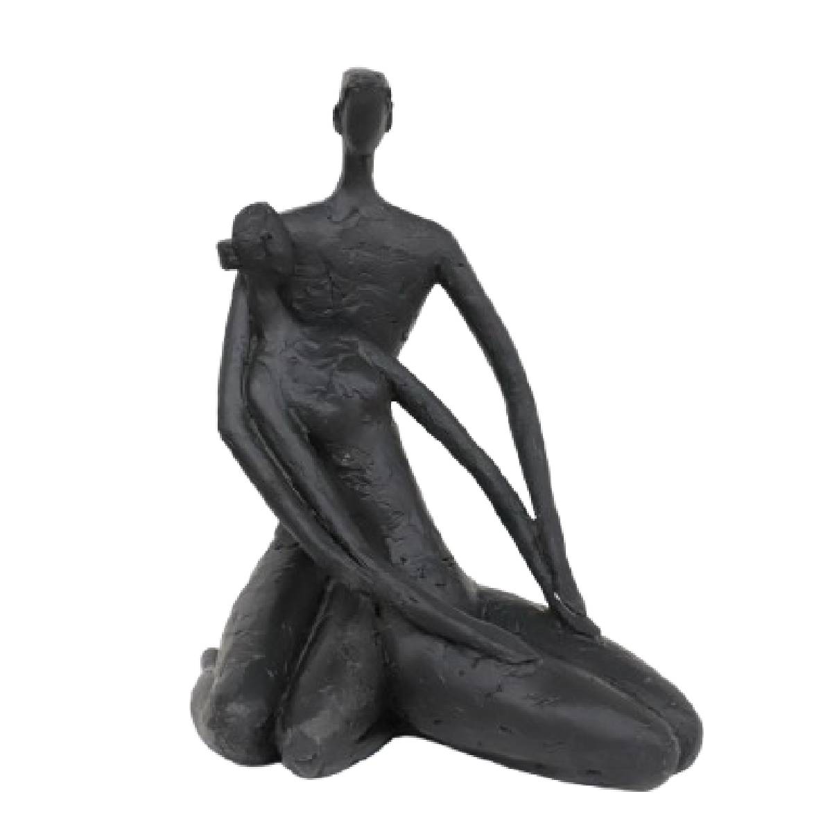 Figura Pareja Abstracta Poliresina 25 Cm  Home & Detais image number null