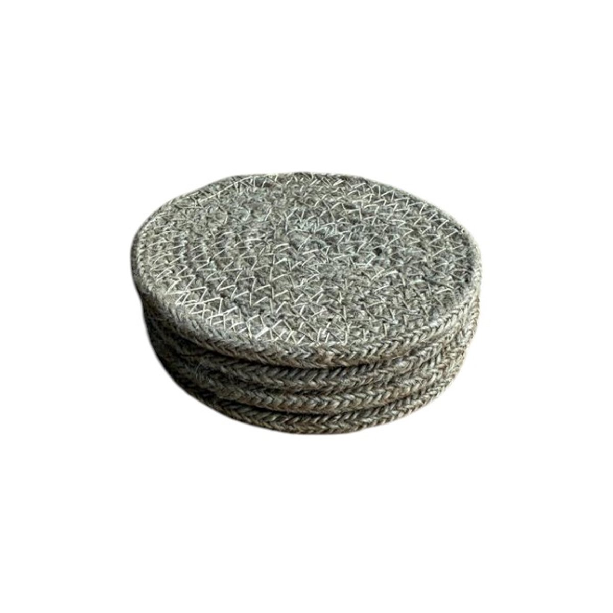 Set 4 Portavasos Vintage Home Jute Moka image number null