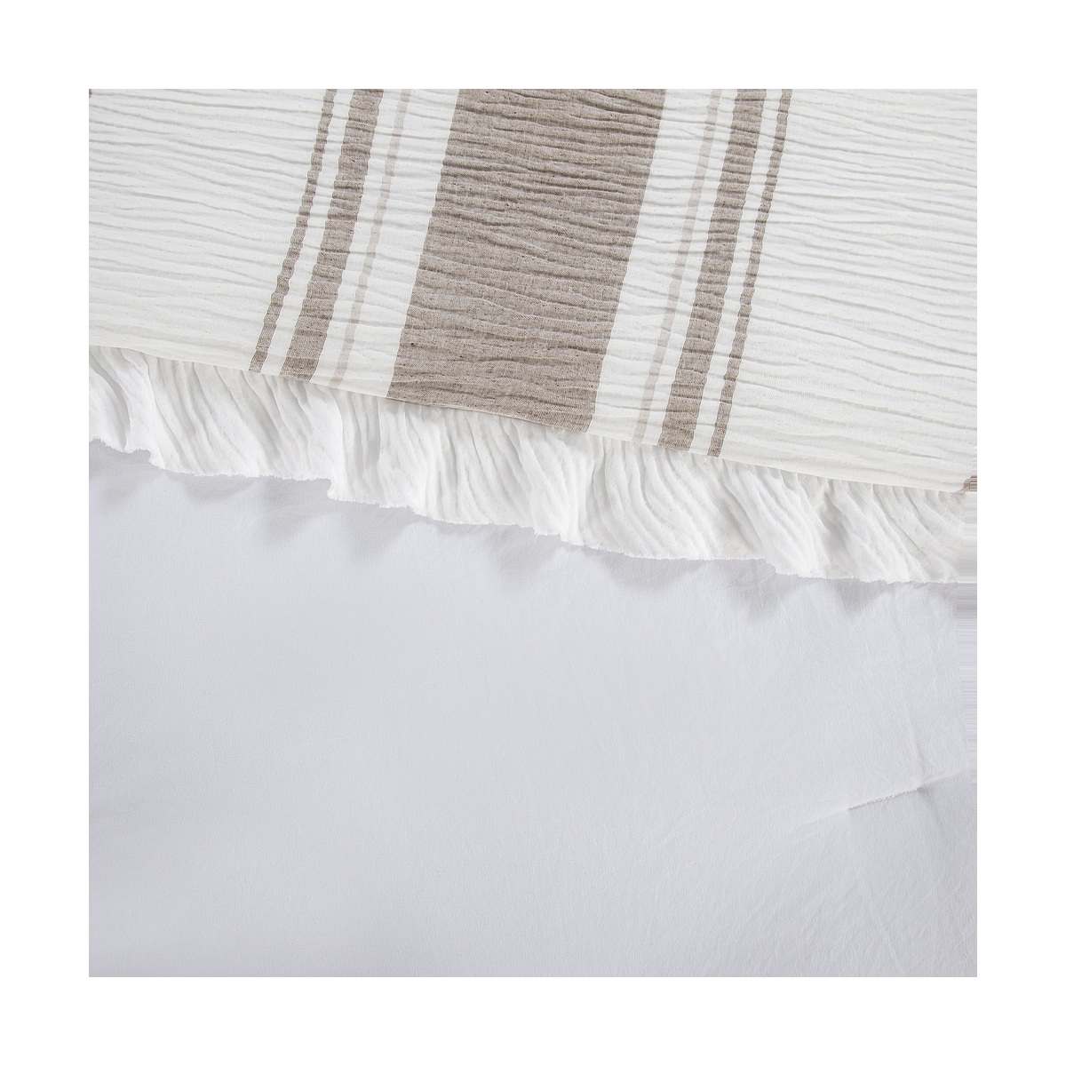 Edred&oacute;n Matrimonial/Queen  Blanco Vintage Home image number null