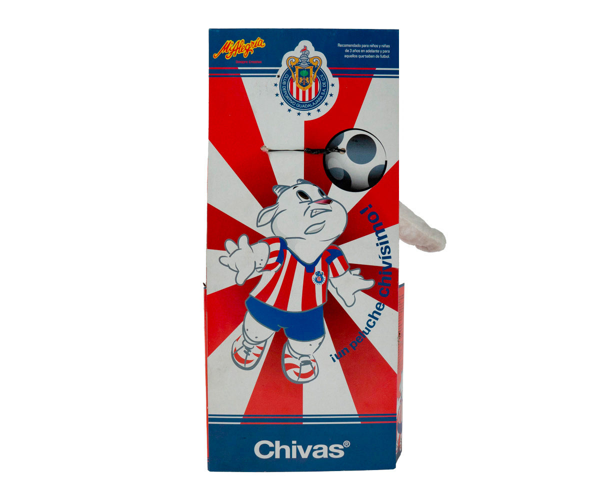 Peluche Grande Mascota de Futbol Chiva con Sonido Mi Alegr&iacute;a image number null
