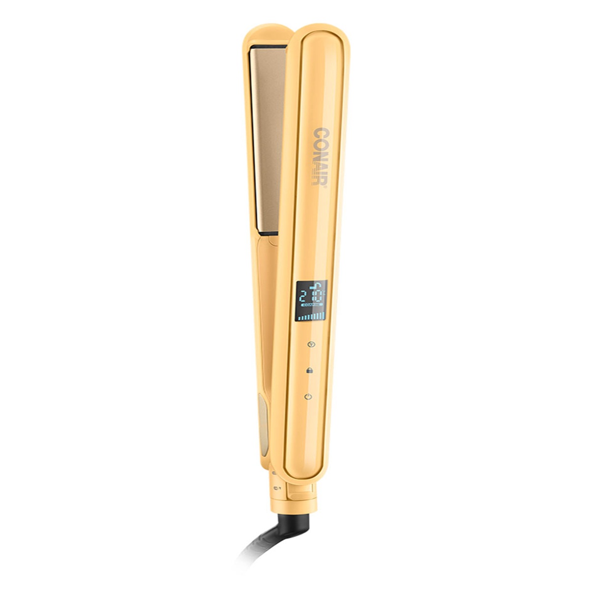 Alaciadora 1" Doble Ceramica Amarilla Conair image number null
