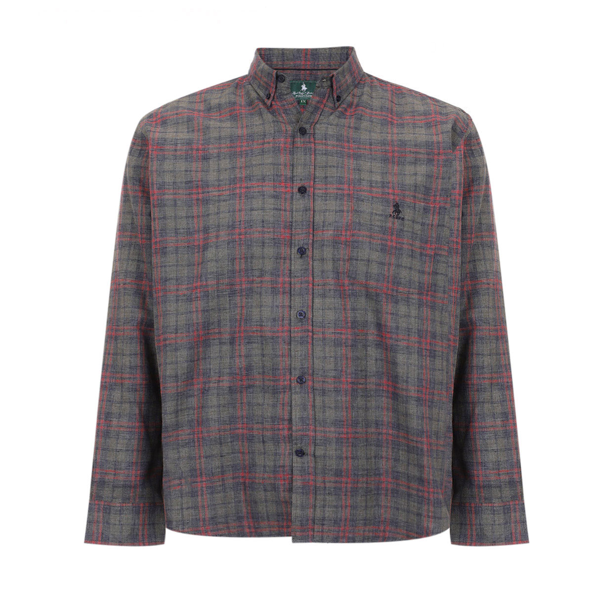 Camisa Cuadro Gris Polo Club para Hombre Plus image number null