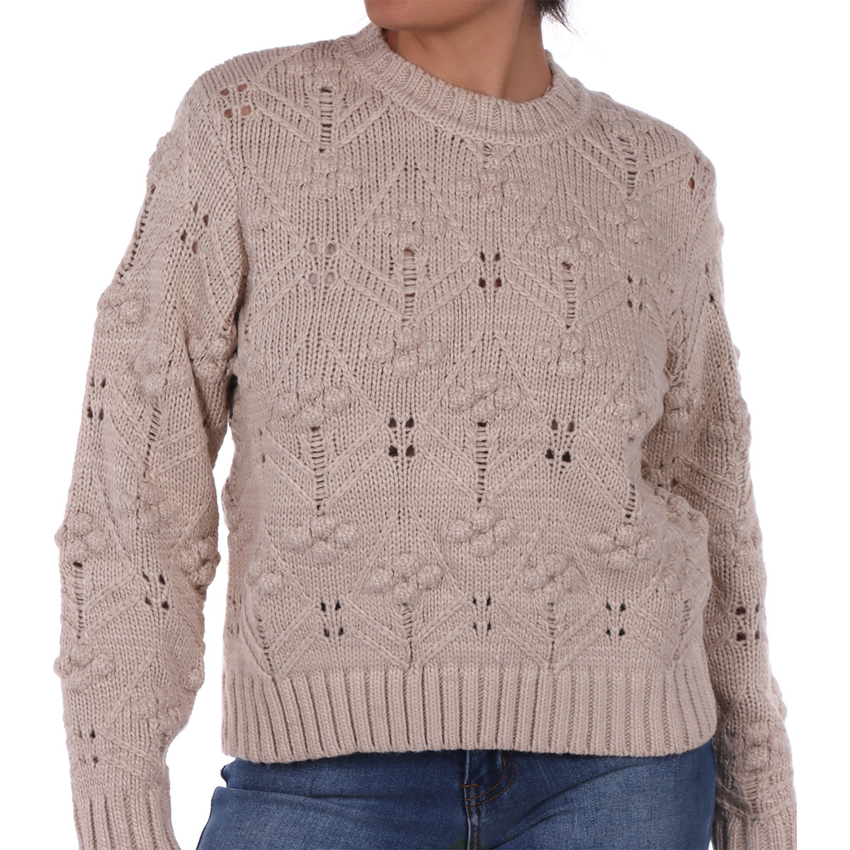 Su&eacute;ter Tejido de Chenille Arqueology para Mujer image number null
