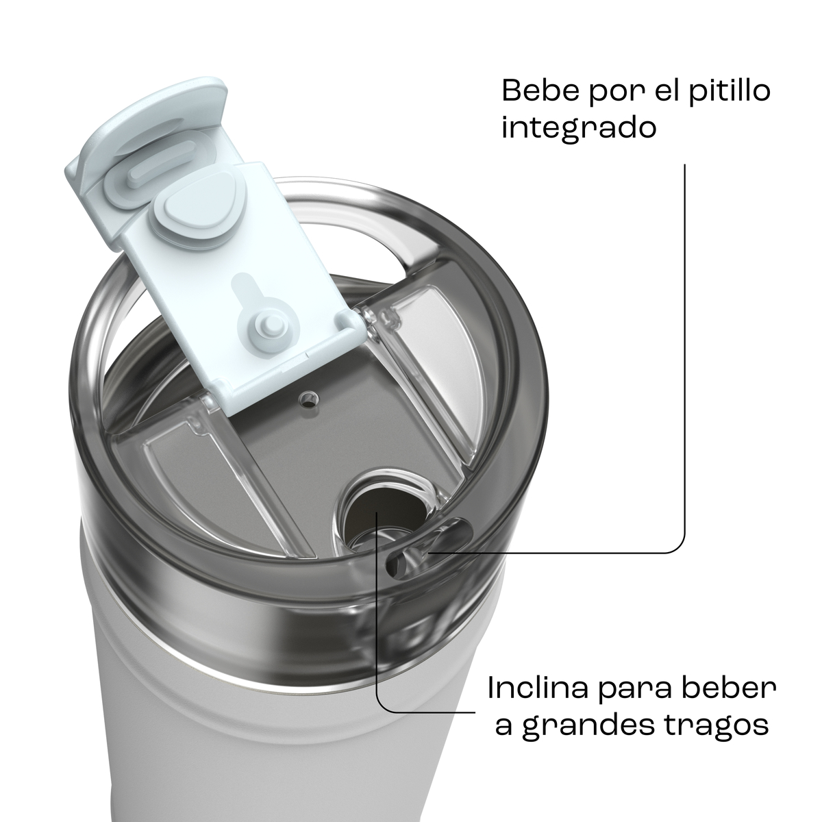 Termo Bubba DualSip 24oz - 710 ml Blanco 2225380 image number null