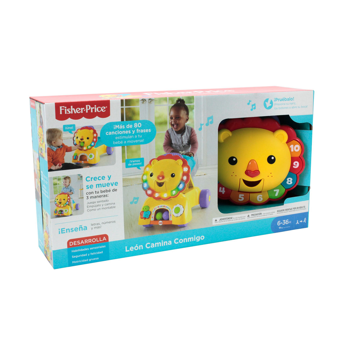 Le&oacute;n Camina Conmigo Fisher Price image number null