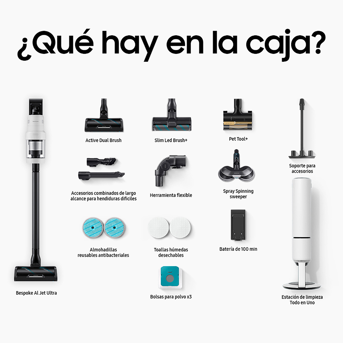 Aspiradora Samsung Bespoke Jet Ai Ultra Stick image number null