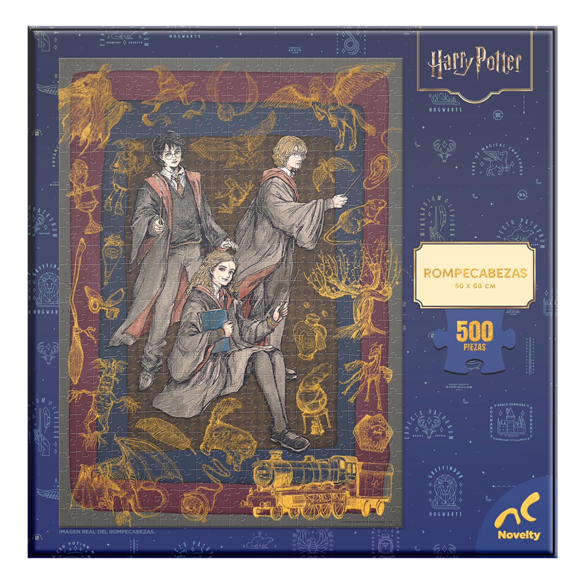 Rompecabezas Coleccionable Hologr&aacute;fico Harry Potter NOVELTY image number null
