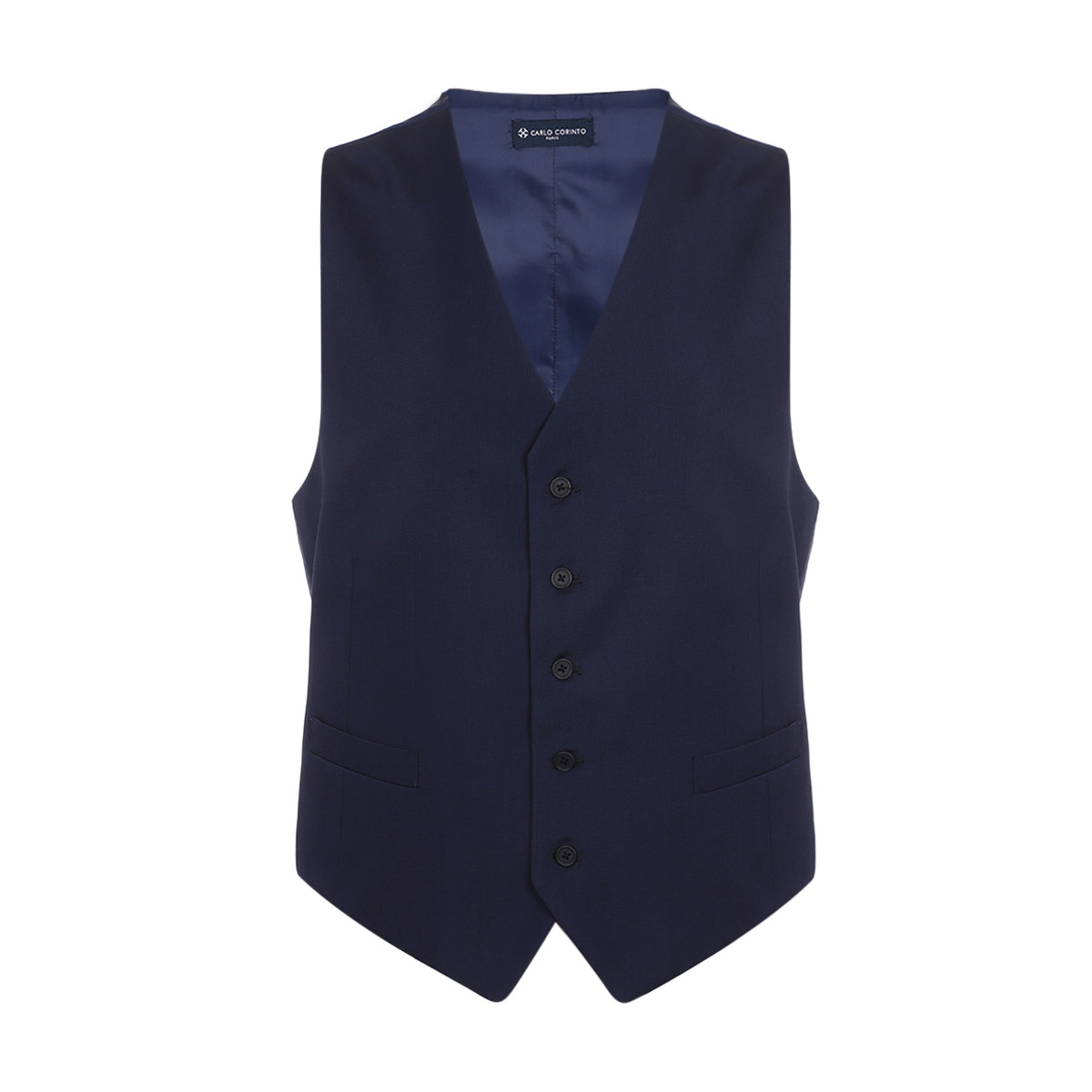 Chaleco Moda Carlo Corinto Azul para Hombre Plus image number null