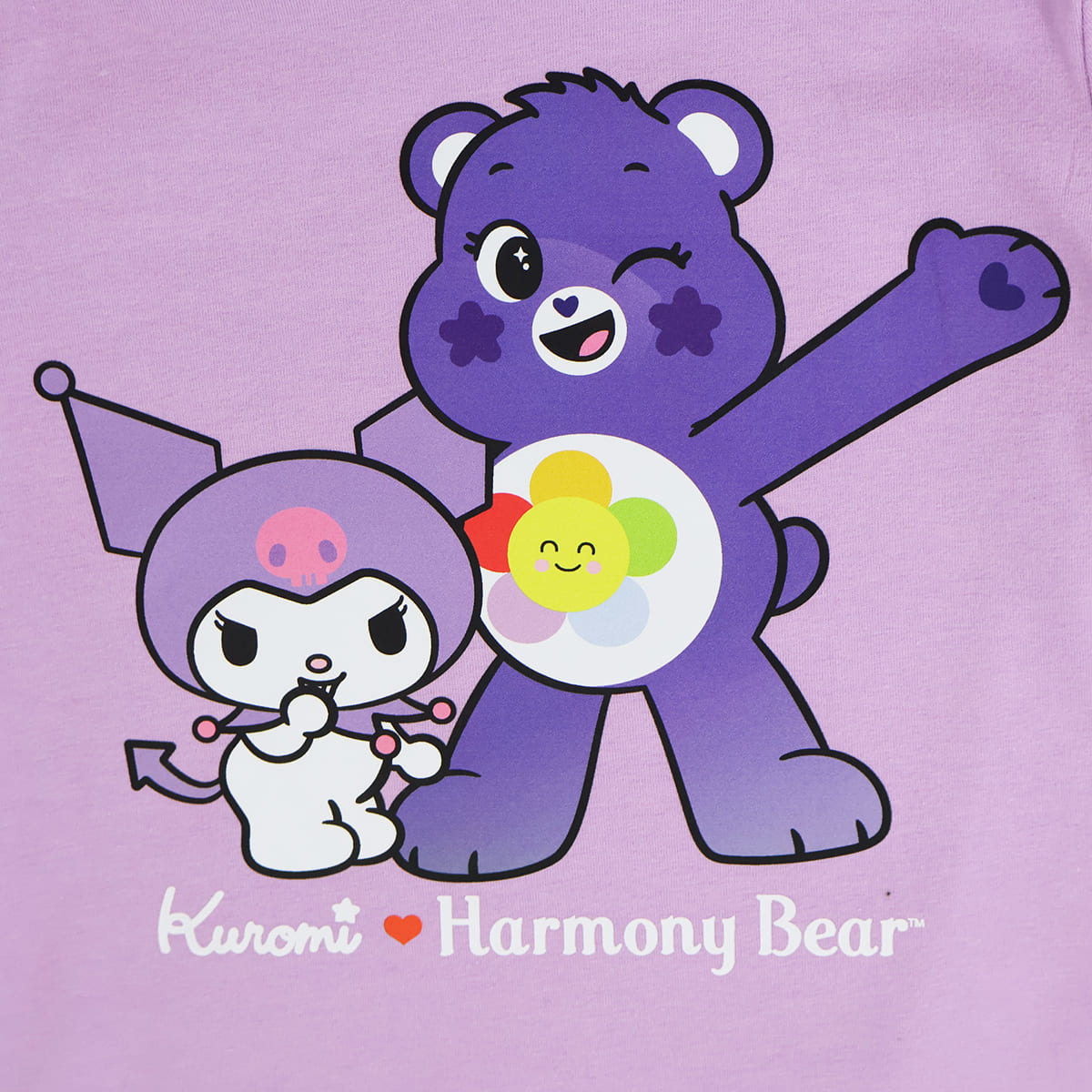 Pijama de Playera Manga Corta con Pantal&oacute;n Dise&ntilde;o Care Bears x Hello Kitty para Ni&ntilde;a image number null