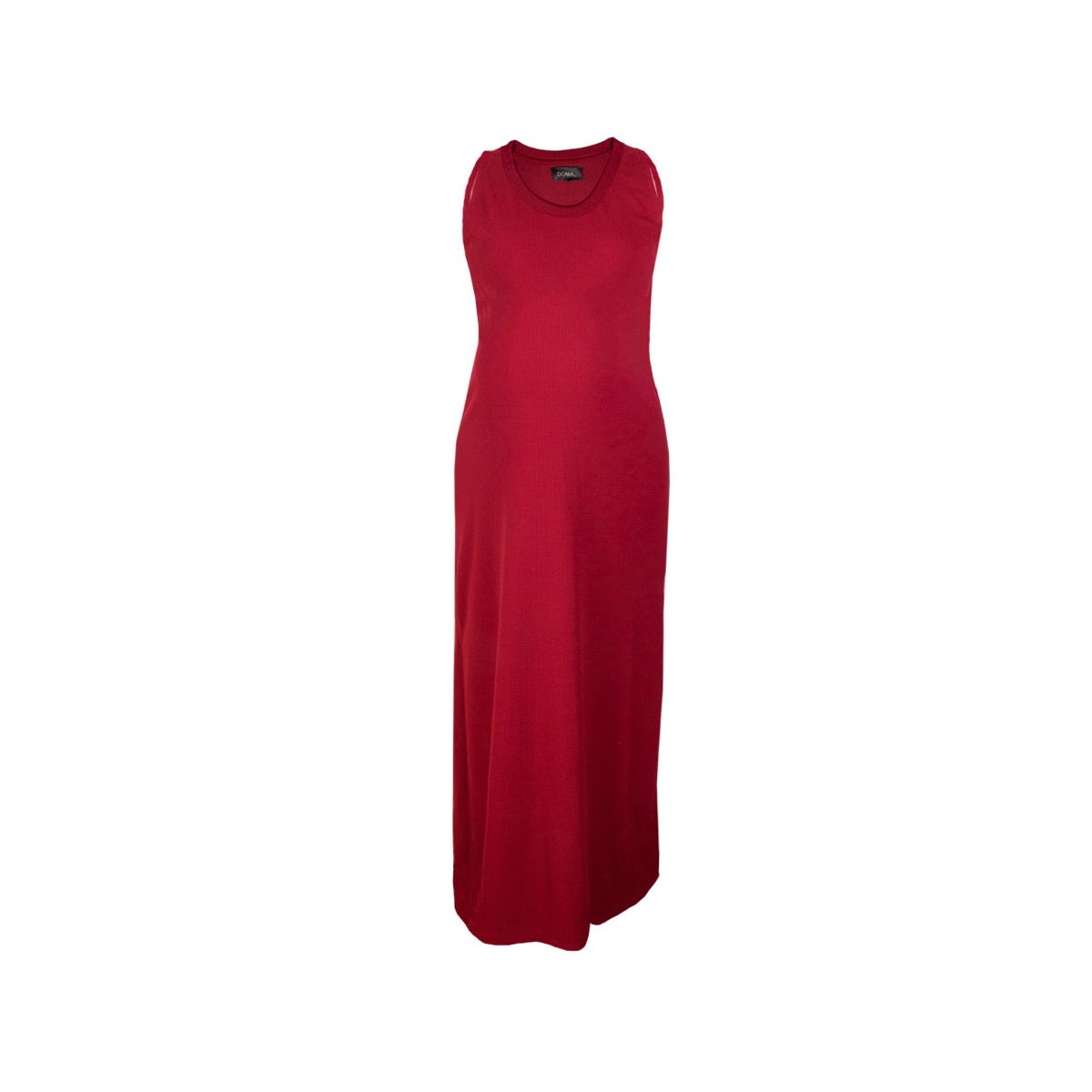 Vestido largo de maternidad liso Doma para mujer image number null