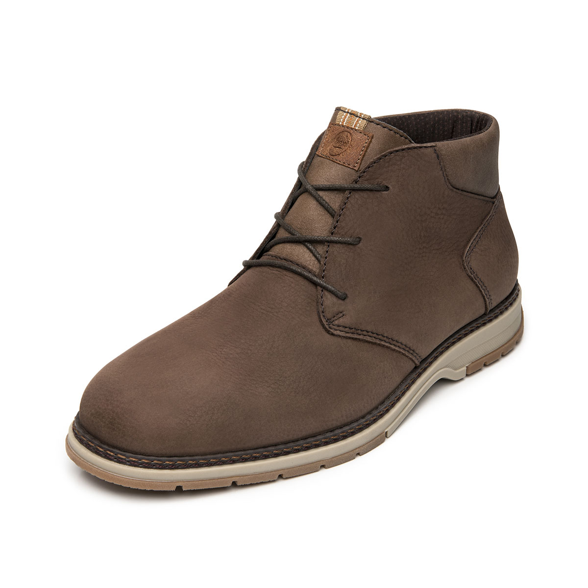 Bota Casual en Piel Flexi Caf&eacute; para Hombre image number null