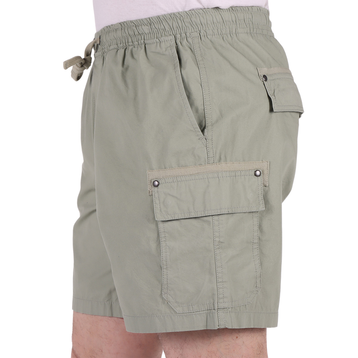 Bermuda Regular Fit Cintura El&aacute;stica Fukka para Hombre image number null