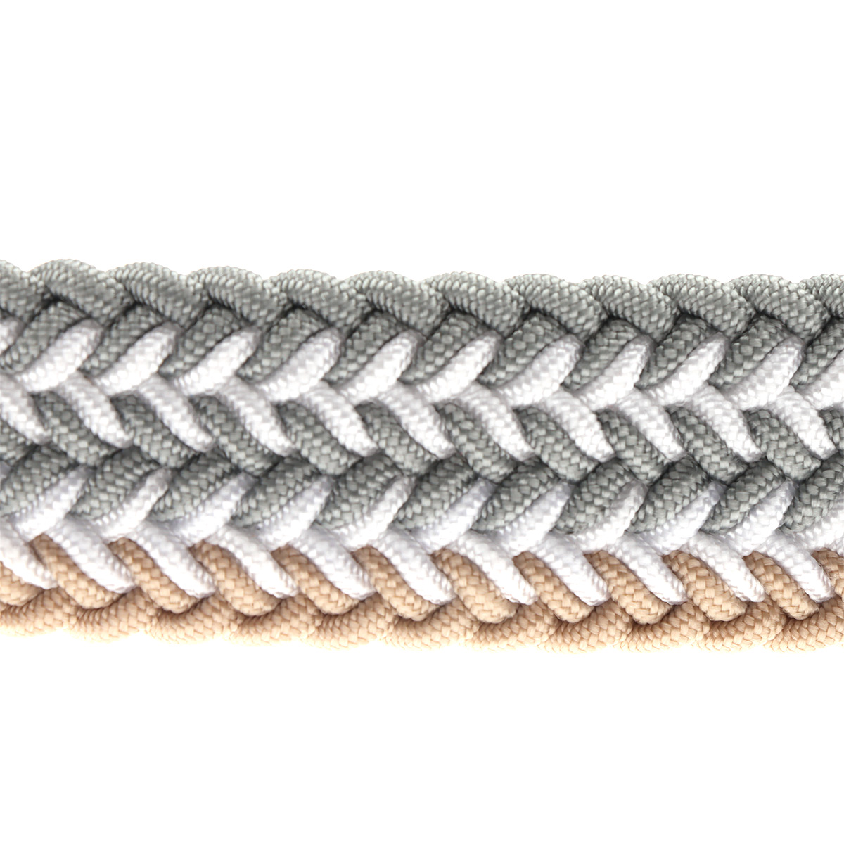 Cintur&oacute;n Trenzado Piel Aut&eacute;ntica Ajustable HICKOK para Hombre image number null