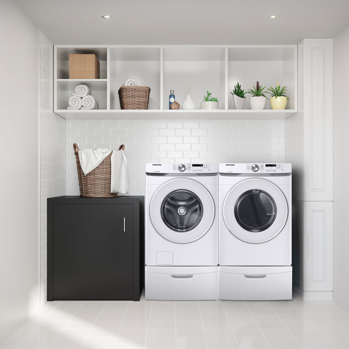 Combo Lavadora Y Secadora Frontal Samsung 20 Kg Blanco F-Wd20t6000wcp image number null