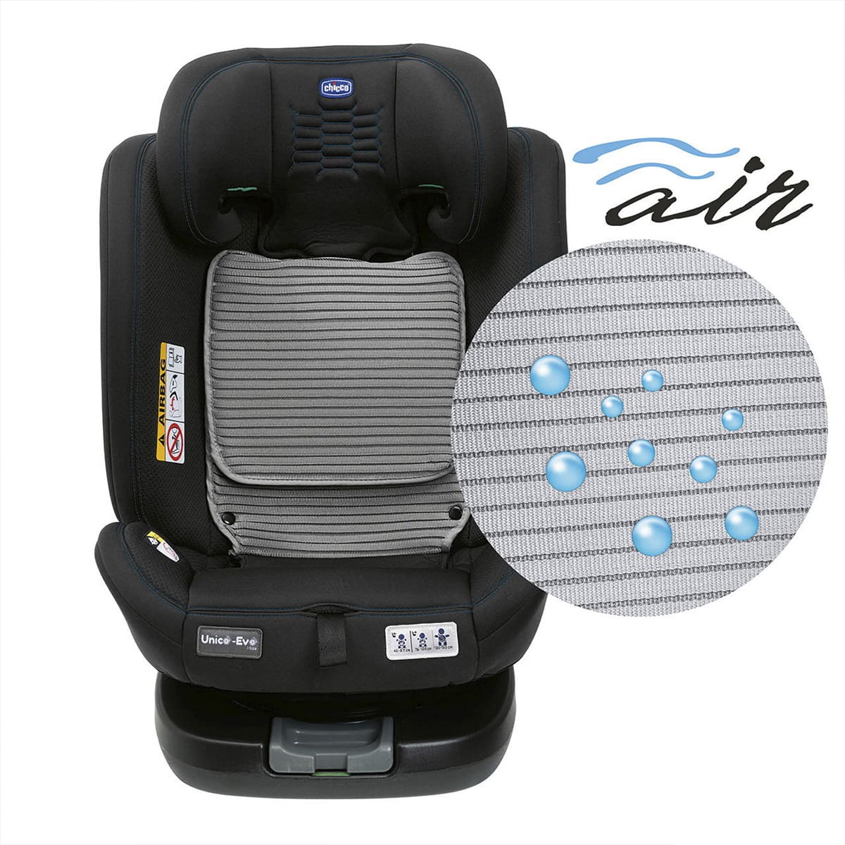 Autoasiento Air Negro Marca Chicco image number null