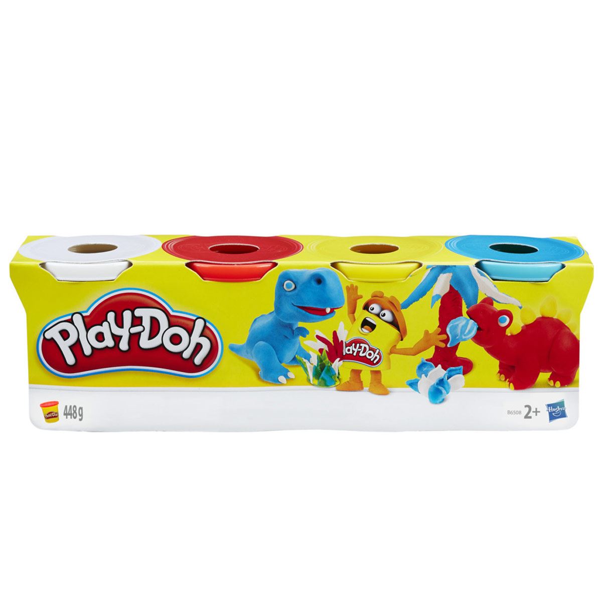 Play-Doh - Masa para moldear - Set de 4 latas de 112 gramos (colores variados) image number null
