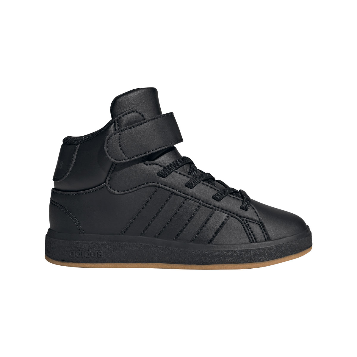 Tenis Bota Grand Court Velcro 19-26 Negro Adidas image number null