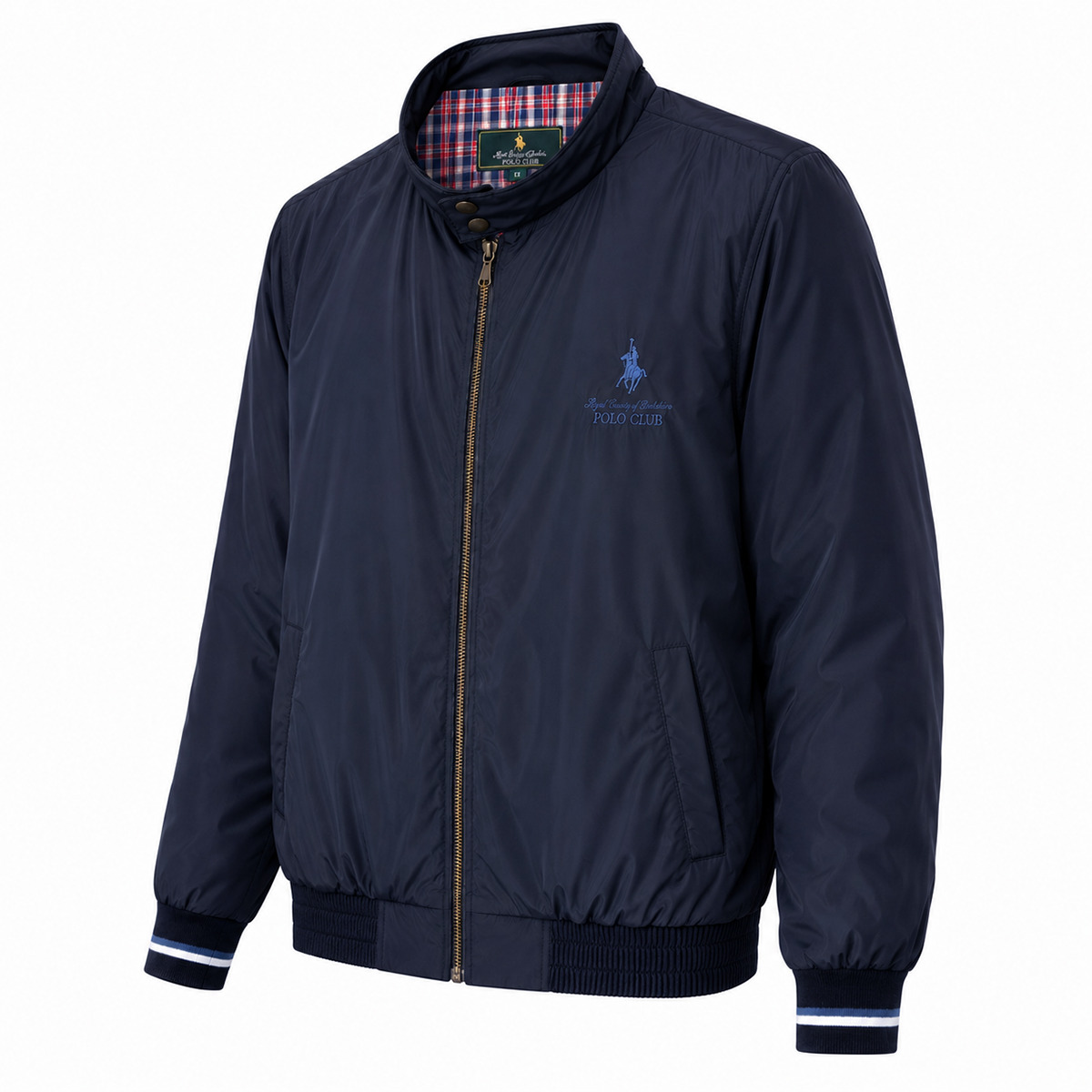Chamarra Cuello Alto Royal Polo Club Azul Oscuro para Hombre Plus image number null