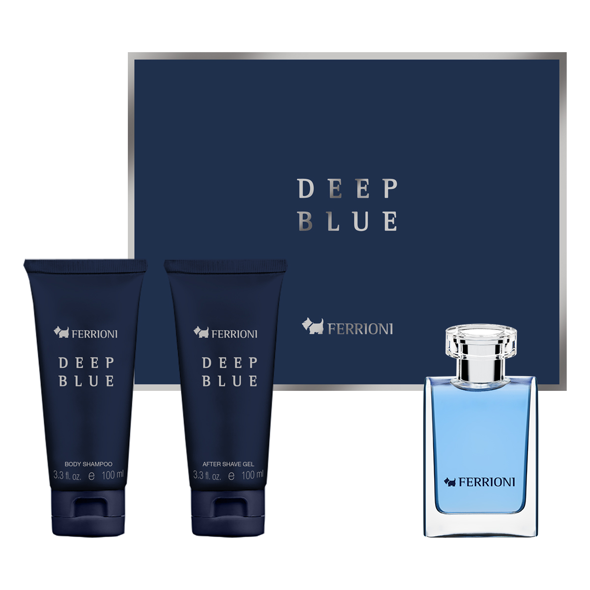 Fragancia Caballero, Set Ferrioni Deep Blue EDT 100 ML image number null