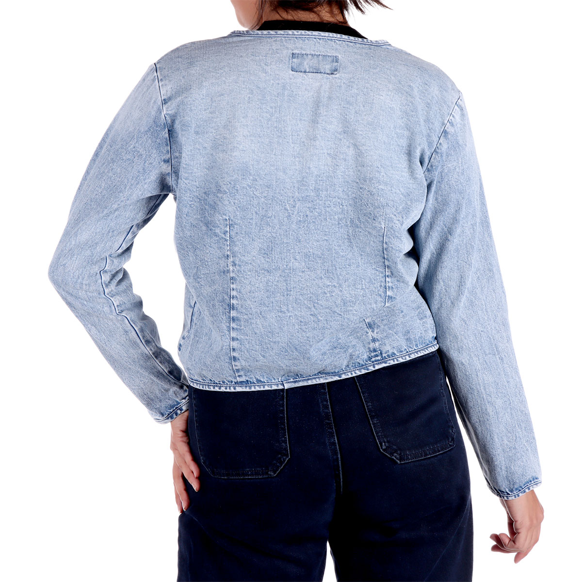Saco de Mezclilla con Botones Arqueology para Mujer image number null