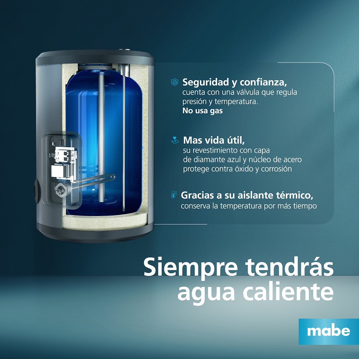 Calentador El&eacute;ctrico Deposito 40Lt Cdm40Pesa 120V image number null