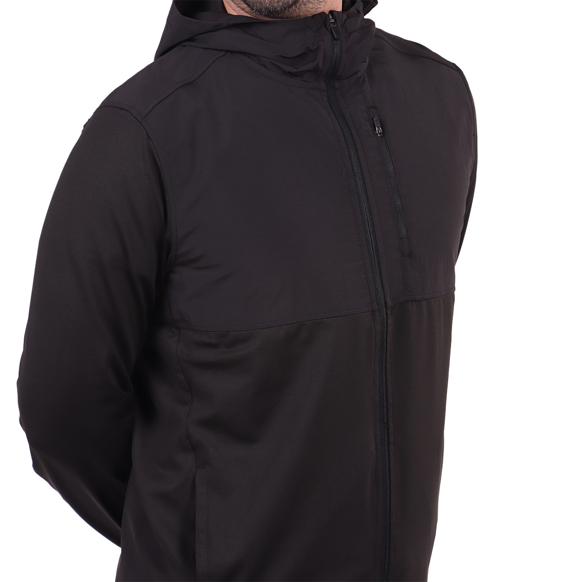 Chamarra Deportiva con Capucha Poli&eacute;ster Fukka para Hombre image number null